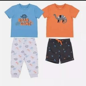 Pekkle Infant 4-piece Set, Dino